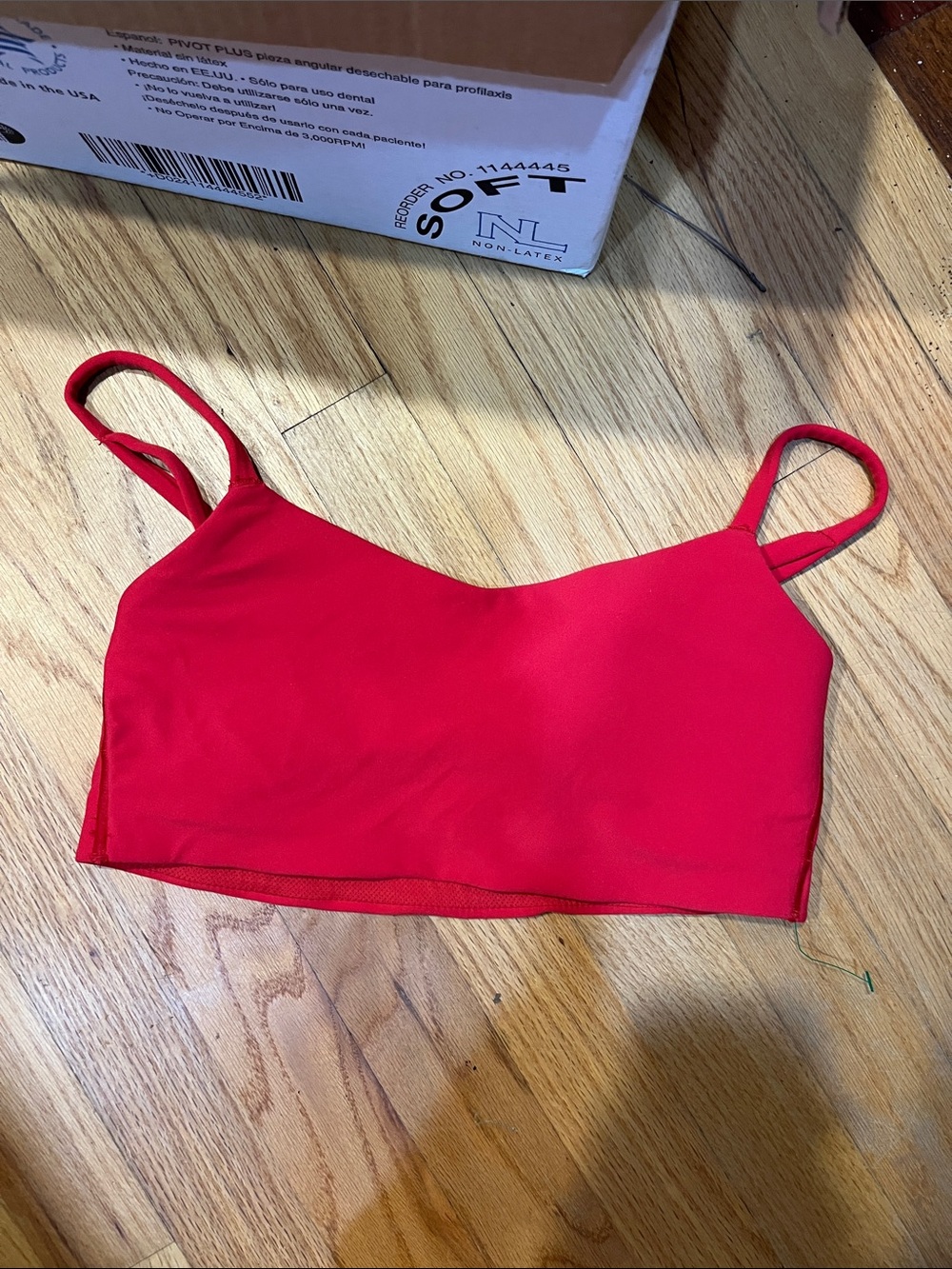 Red Seamless Bralette Top - Women Intimates